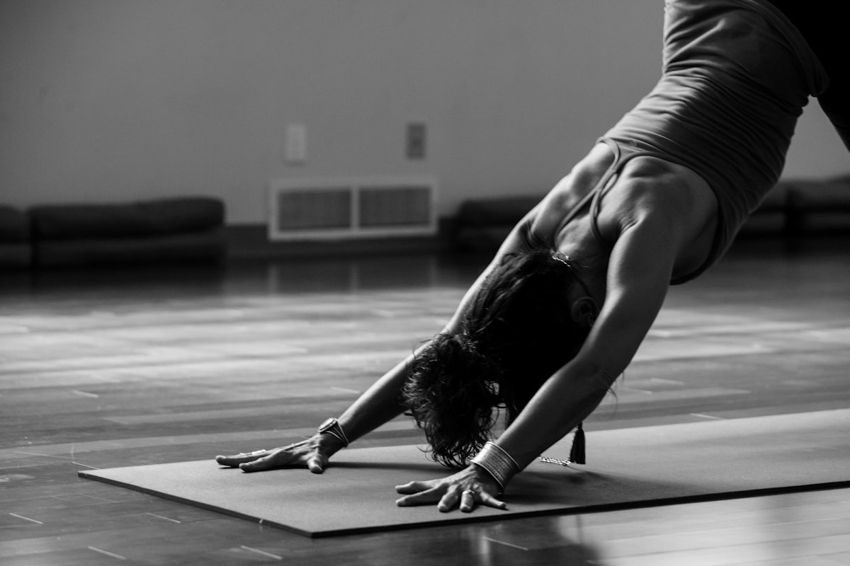Downward Dog for full body stretch
